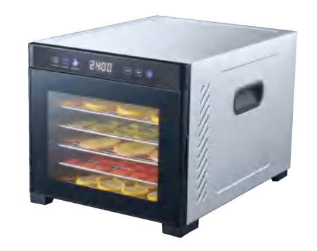 Silbernes Frucht-Hauptentwässerungsmittel 120V 1000W Nahrungsmittelmit Behälter fünf